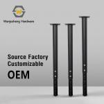 55-90cm Modern Black Matte Iron Adjustable Office Coffee Home Dining Sofa Furniture Metal Student Desk Table Legs for sale