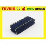 Reusable Dark Blue Fetal Monitor CTG Belt with Self-adhesive buckle, latex-free CTG belt for sale