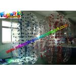 Clear Strong Loopy Inflatable Bubble Ball Durable With Silk Printing for sale