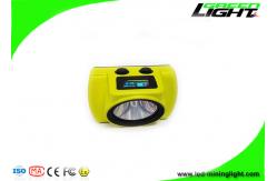China 18000Lux OLED Screen LED Miner Headlamp Magnetic USB Rechargeable ABS / PC Lamp Body supplier