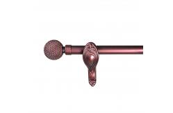 China Ball Shape Curtain Rod And Finial Set Diameter 19mm 16MM supplier