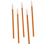 Cleanroom Bend Flexible Paddle Polypropylene Handle Polyester Microfiber Head Cleaning Swabs for sale