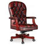 antique Europe style chesterfield high back executive chair for sale