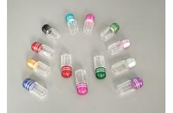 China PS Clear Plastic Pill Bottles OEM Single Capsule Packaging supplier