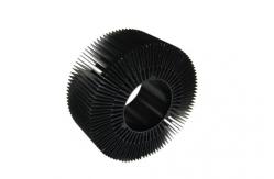 China 6005 Custom Made LED Round Extruded Aluminum Heatsink supplier