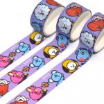 Decoration Glass Bottle Masking Tape Custom Printed Japanese Washi Paper Tape for sale