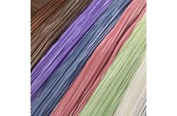 China Sustainable Crepe Woven Fabric Shiny Stretch Plisse Pleated Satin Fabric Stripe supplier