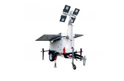China Portable Solar Powered Floodlight Lighting Trailers For Orchard Lighting supplier