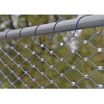 CE PVC Coated SUS304 Stainless Steel Cable Netting With Rope Mesh 2.0MM for sale