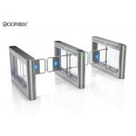 Supermarket Waist Height Swing Gate Turnstile 1200mm Passage Width for sale