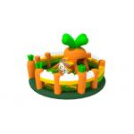 Rabbit Themed 6x6x3.8m Inflatable Fun City blow up Playhouse Fireproof for sale