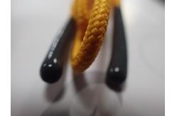 China Fashionable Non Elastic Cord With Shiny Silicone Endings Environmentally Friendly supplier