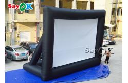 China Inflatable Outdoor Screen Customized  Beach Folding Inflatable Advertising Movie Screen supplier