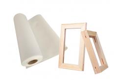 China Large Format Matte Pure Cotton Inkjet Printing Canvas Anti Cracking 360gsm supplier