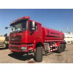 6x4 F3000 Fuel Oil Truck 340Hp Euro II Red SHACMAN Oil Container Truck for sale