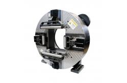 China Pneumatic Professional Rotate Air Square Chuck For Laser Pipe Cutting supplier