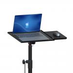 Portable Folding Laptop Tripod Stand With Mouse Tray Wheels for sale