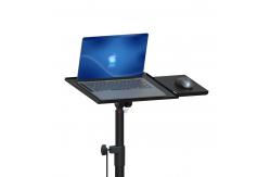 China Portable Folding Laptop Tripod Stand With Mouse Tray Wheels supplier