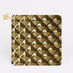ASTM Embossed Stainless Steel Sheet , polished stainless steel diamond plate for sale