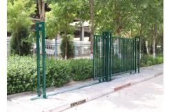 China Manual Drive Cantilever H2m 3D Curved Sliding Fence Gate supplier