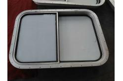 China Bolted Installation Replacement Marine Sliding Wheel House Aluminum Window supplier
