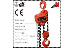 China Manual Chain Block Trolley , Lever Hoist Chain Block Easily Operated supplier