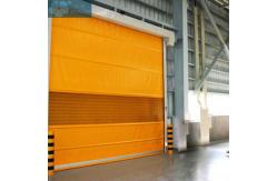 China 750W 1.0m/S PVC Roller Shutter Doors For Warehouse supplier