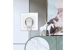 China European Standard Electrical Wall Socket 16A 3500W Round Wall Socket Box Mounting supplier