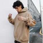 360gsm Plain White Pullover Sweatshirts 100% Cotton Oversized Blank Hoodies for sale