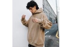 China 360gsm Plain White Pullover Sweatshirts 100% Cotton Oversized Blank Hoodies supplier