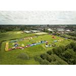 Race Wipeout Course Inflatable Tunnel , Rental 5k Inflatable Obstacle Course