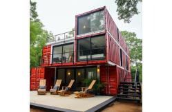 China Foldable Flat Pack Container House , Office Container House Modular Prefabricated House supplier