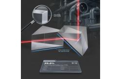 China Shape Customizable Optical Right Angle Glass Crystal Ball Prism supplier