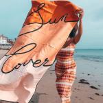 High Absorbency Personalized Beach Towel In Opp Bag Packaging for sale