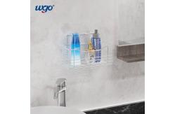 China WGO Damage Free Bathroom Holder Set , Mounting Self Adhesive Bathroom Shelf supplier