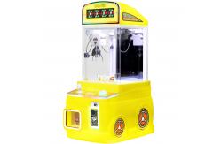 China Yellow Customized Mini Claws Commercial Coin-operated Plush Toy Arcade Game supplier