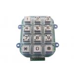 Numeric Metal Keypad 4x3 Acess Control System IP65 12 Keys Dot Matrix Interface for sale
