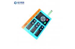 China 2.54mm Pitch LEDs Membrane Switch Keypad Transparent Black Window supplier