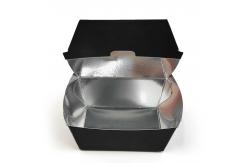 China Eco-friendly Fast Food Packaging Box Customized Hamburger Box with Biodegradable Materia supplier
