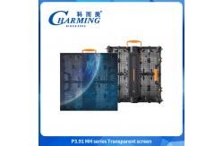 China Seamless Splicing Transparent LED Video Wall Glass Display Cabinet With Light supplier