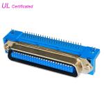 Male 14 24 36 50 Pin Centronics Connector PCB Right Angle for sale