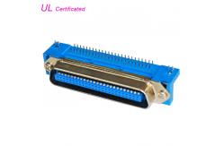 China Male 14 24 36 50 Pin Centronics Connector PCB Right Angle supplier