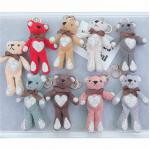 Lightweight Soft Toy Keychain Various Color 100% Cotton Material Kawaii Design for sale