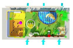 China Children Virtual Reality Game Park , Body Sensor Virtual Amusement Park Games supplier
