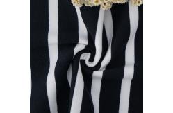 China 21S Organic Ribbed Cotton Fabric , 1*1 Striped Cotton Interlock Material supplier