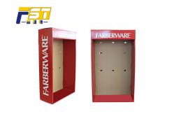 China 4C Offest Printing Side Wing Display , Easy advertising Cardboard Sidekick Displays supplier