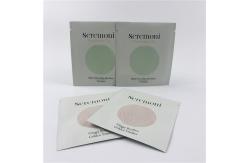 China Customized Three Side Sealed Small Sachets For Hand Lotion Packaging supplier