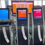 Self Service Queue Management Kiosk 17 Inch / 19 Inch Wireless LCD Display for sale