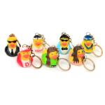 Vinyl Mini Rubber Duck Keyring Environmental Protection For Children for sale