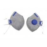 Grey Color Ffp3 Dust Mask Ffp3 Respirator Mask Non Woven Fabric Material for sale